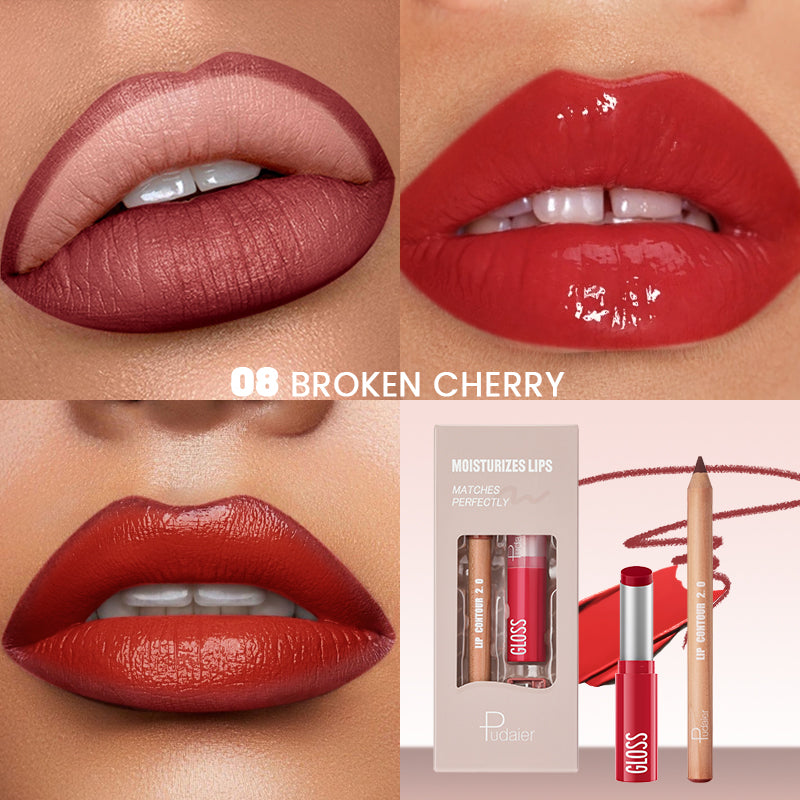 PUDAIER Lip Combo Kit | 3-Piece Lip Set for Brown Skin