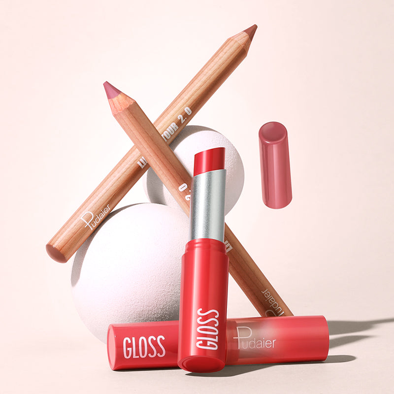 PUDAIER Lip Combo Kit | 3-Piece Lip Set for Brown Skin
