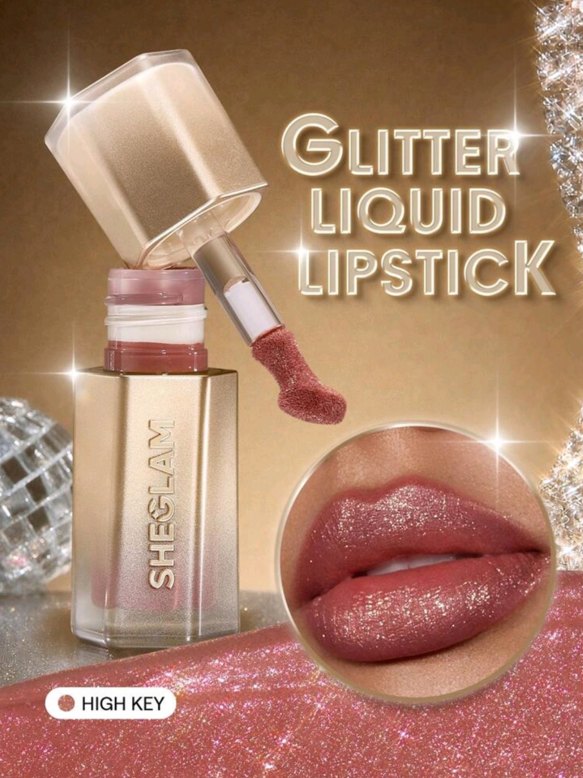 SHEGLAM HIGH KEY Glitter Liquid Lipstick