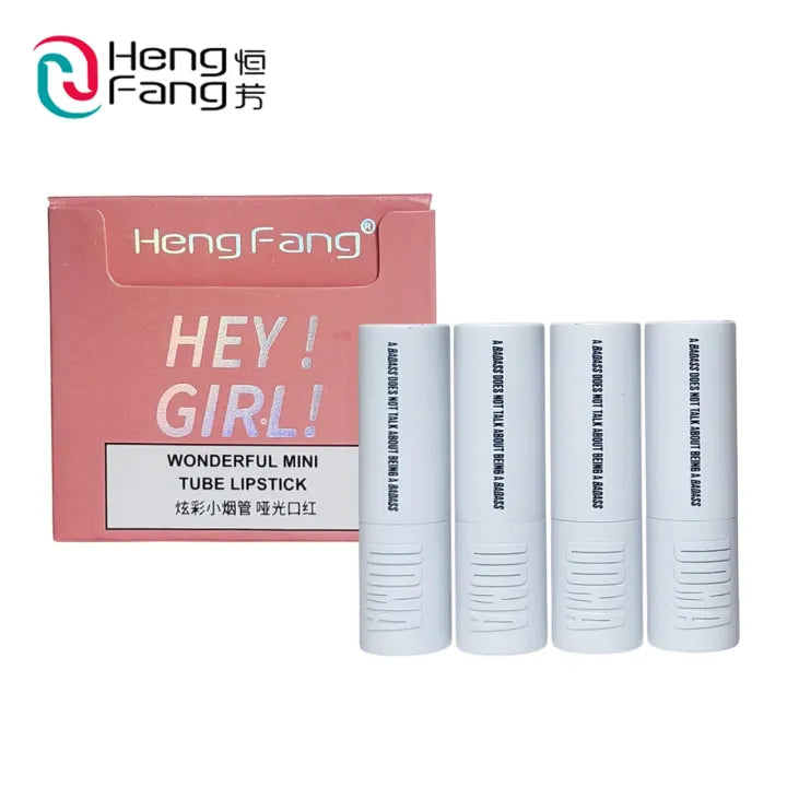 Heng Fang Hey Girl Wonder Tube Lipstick Set 9103 | 4PCS Matte Lipstick Collection