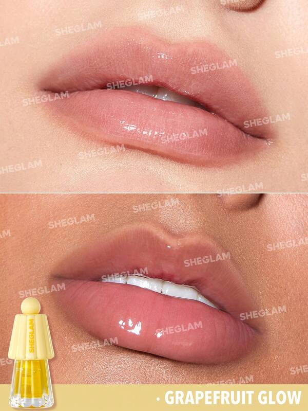 SHEGLAM Jelly Wow Hydrating Lip Oil | Grapefruit Glow 🍊✨