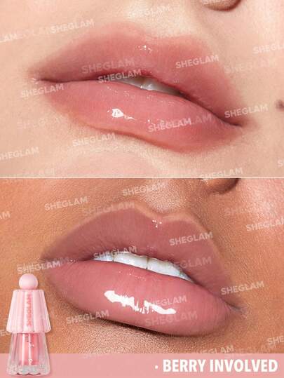 SHEGLAM Jelly Wow Hydrating Lip Oil | Berry Involved 🍓