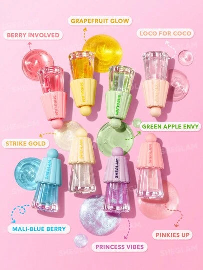 SHEGLAM Jelly Wow Hydrating Lip Oil | Berry Involved 🍓
