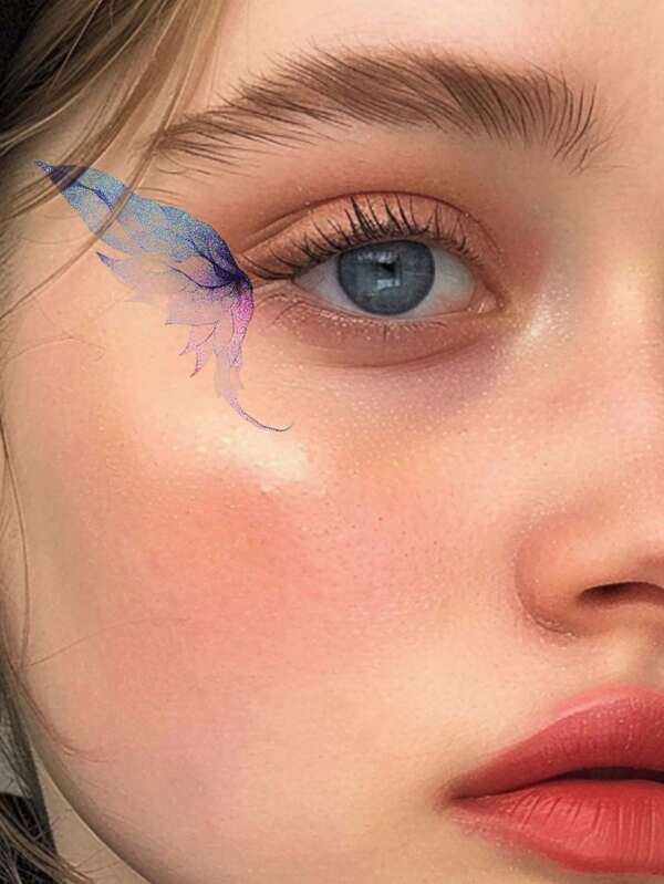 Butterfly Glitter Canthus Temporary Tattoos