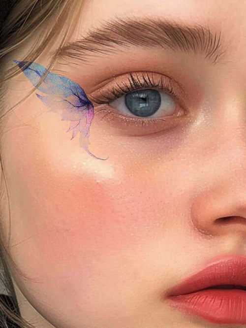 Butterfly Glitter Canthus Temporary Tattoos