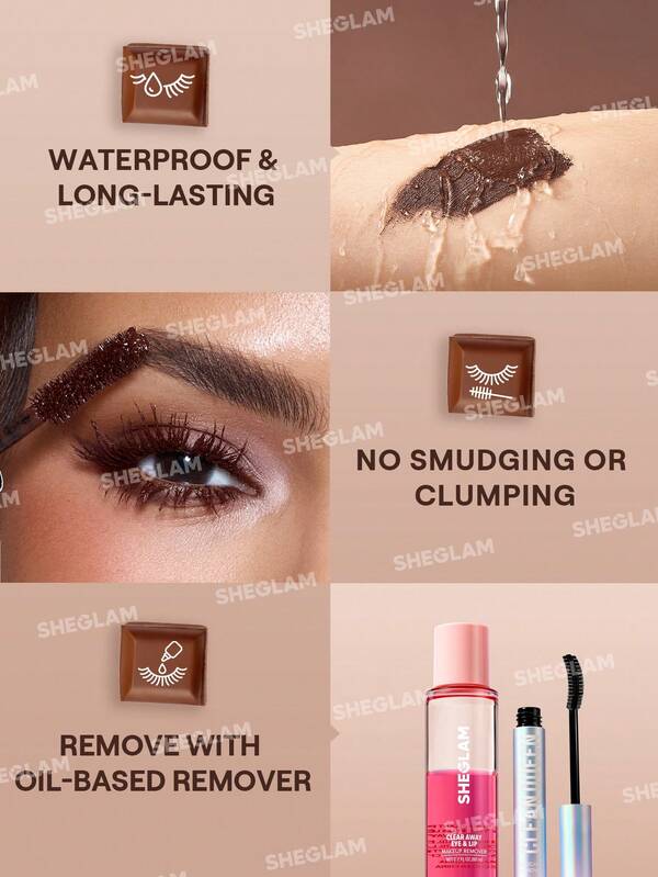 Brown SHEGLAM All-In-One Volume & Length Mascara