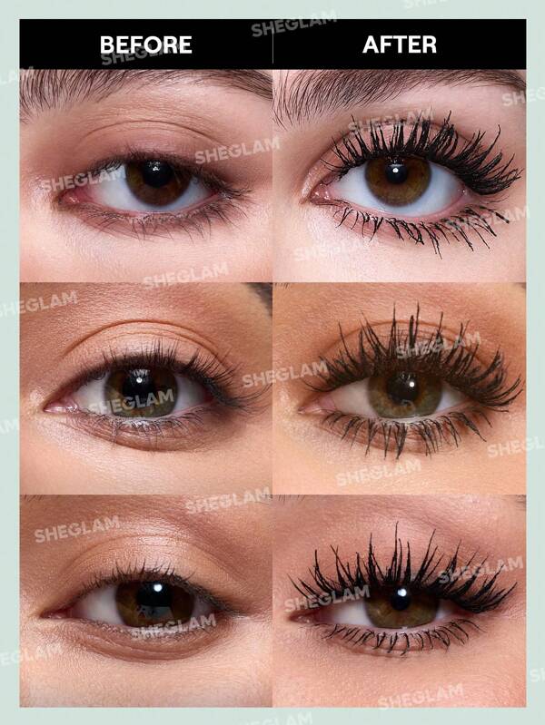 Black SHEGLAM All-In-One Volume & Length Mascara