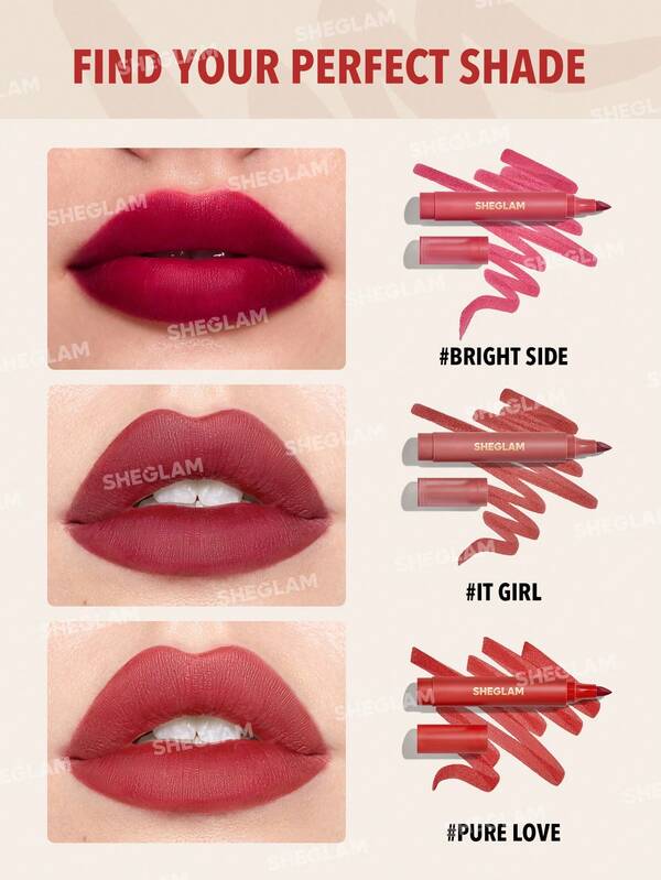 SHEGLAM Love Stained Lip Tint Marker – Bright Side