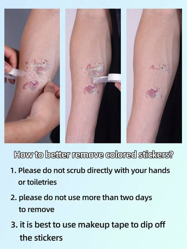 Butterfly Glitter Canthus Temporary Tattoos