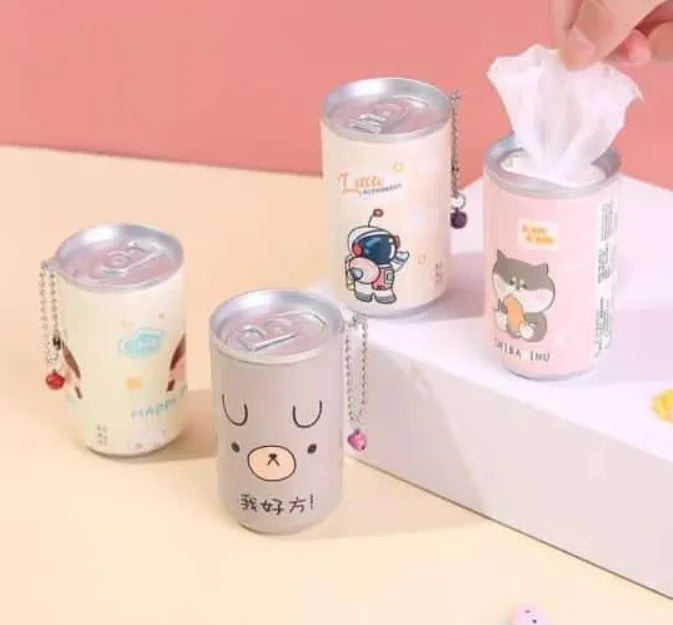 Mini Portable Wet Wipes Tissue Can