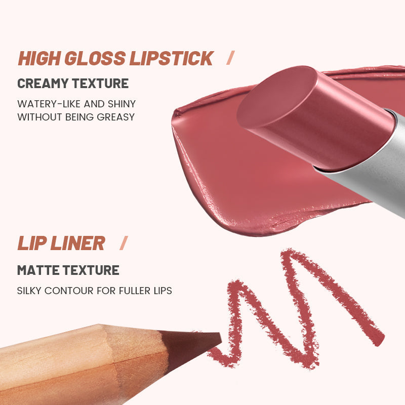 PUDAIER Lip Combo Kit | 3-Piece Lip Set for Brown Skin