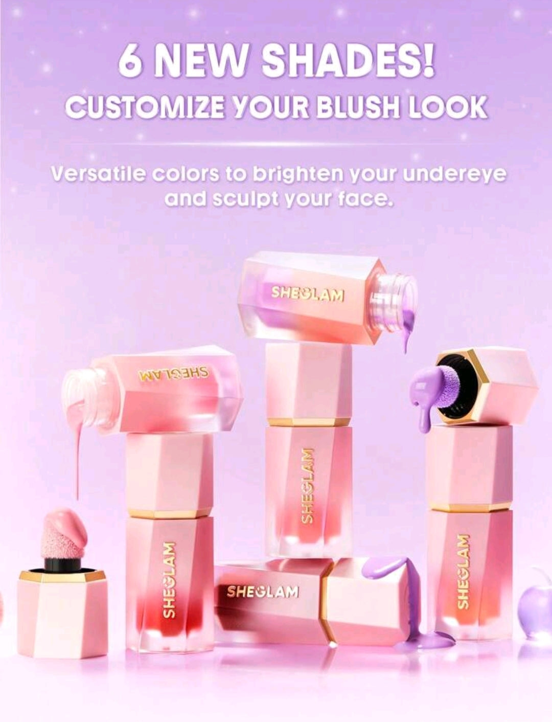 SHEGLAM Colour Bloom Liquid Blush | Lilac Dream