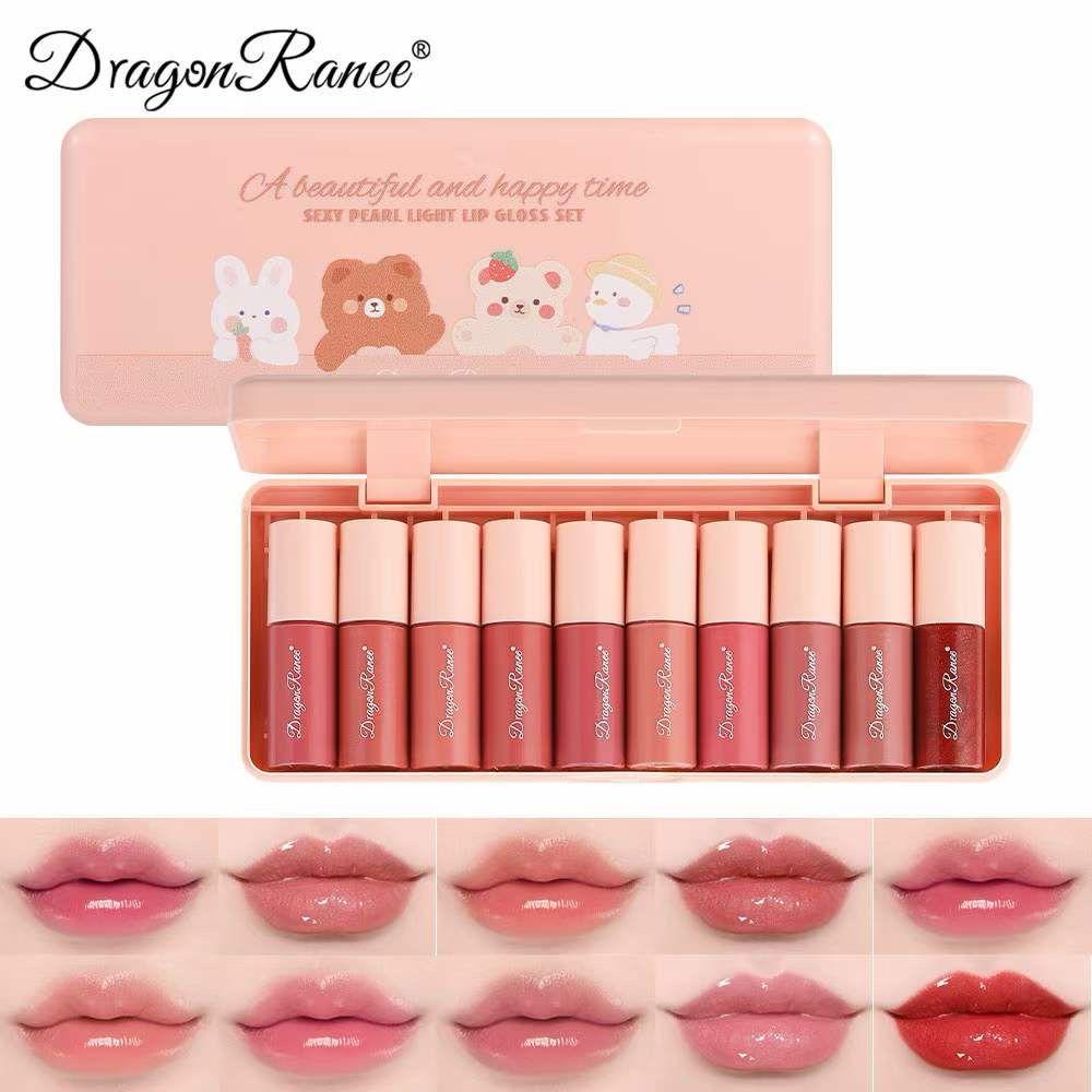 DRAGON RANEE 10PCS Lip Gloss Set
