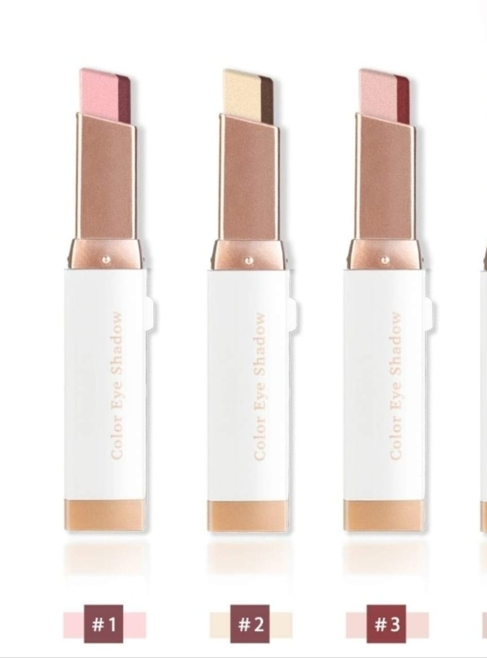 Two-Tone Eyeshadow Stick | Waterproof Gradient Eye Shadow
