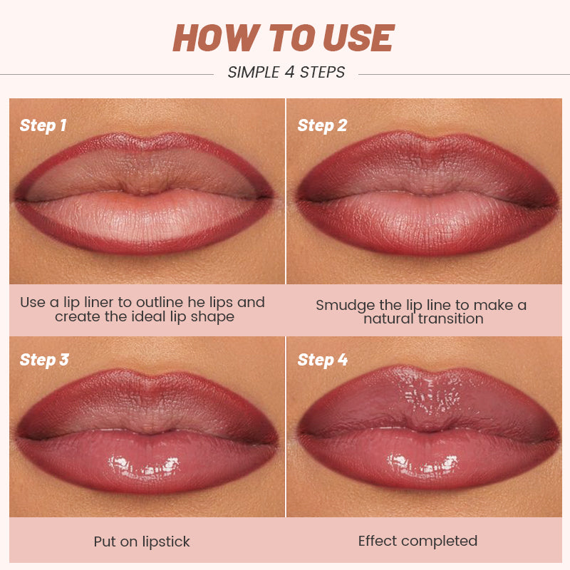PUDAIER Lip Combo Kit | 3-Piece Lip Set for Brown Skin