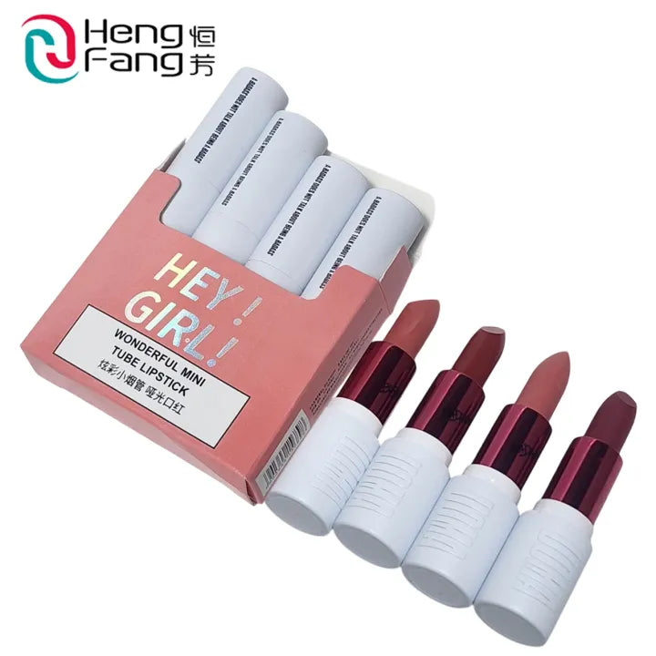 Heng Fang Hey Girl Wonder Tube Lipstick Set 9103 | 4PCS Matte Lipstick Collection