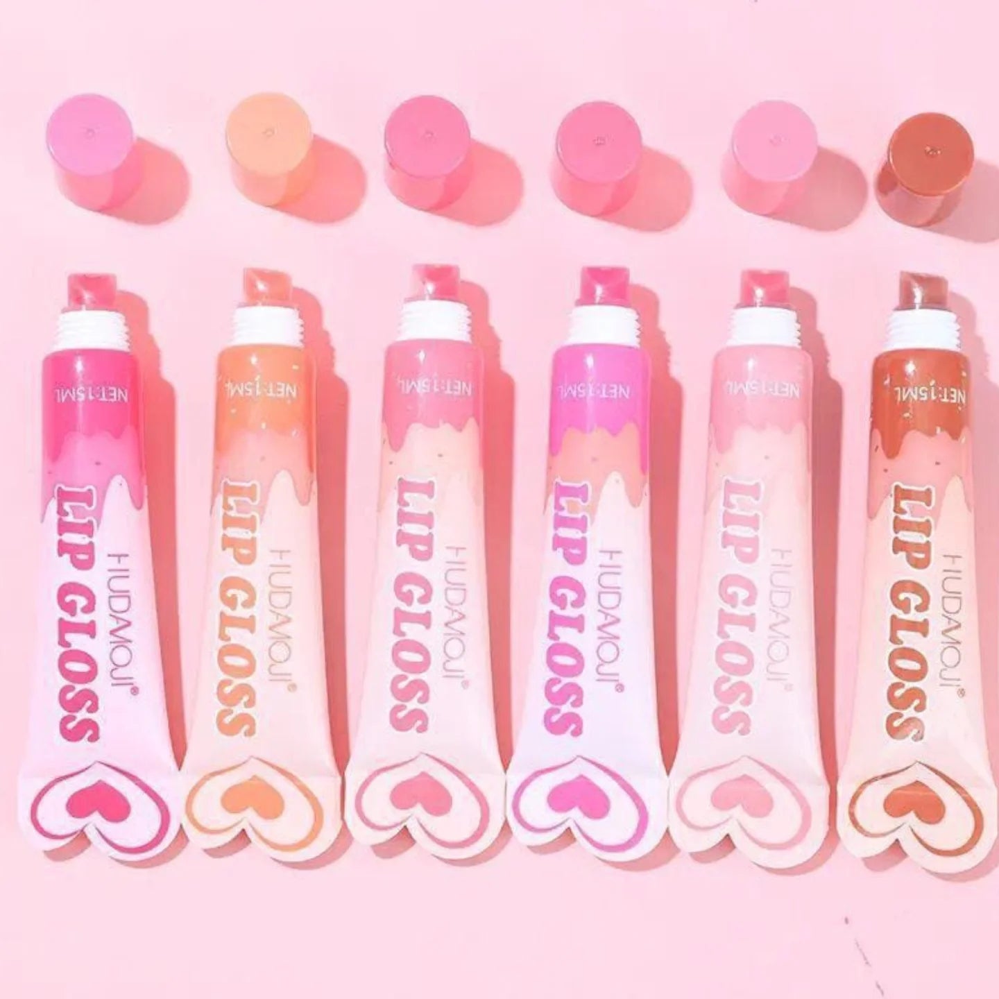 HUDAMOJI Lip Gloss | Long-Lasting Shiny Lip Gloss