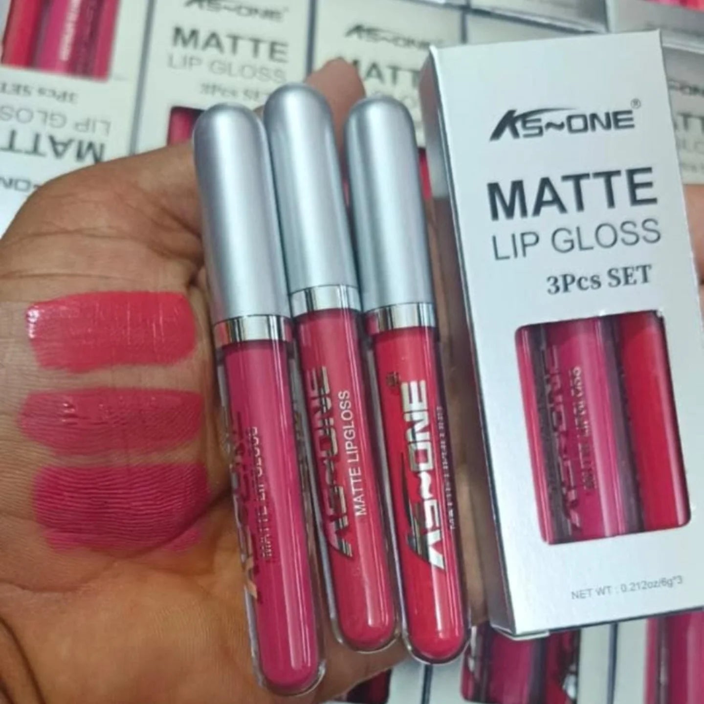 KS-ONE Matte Lip Gloss 3PCS Set |