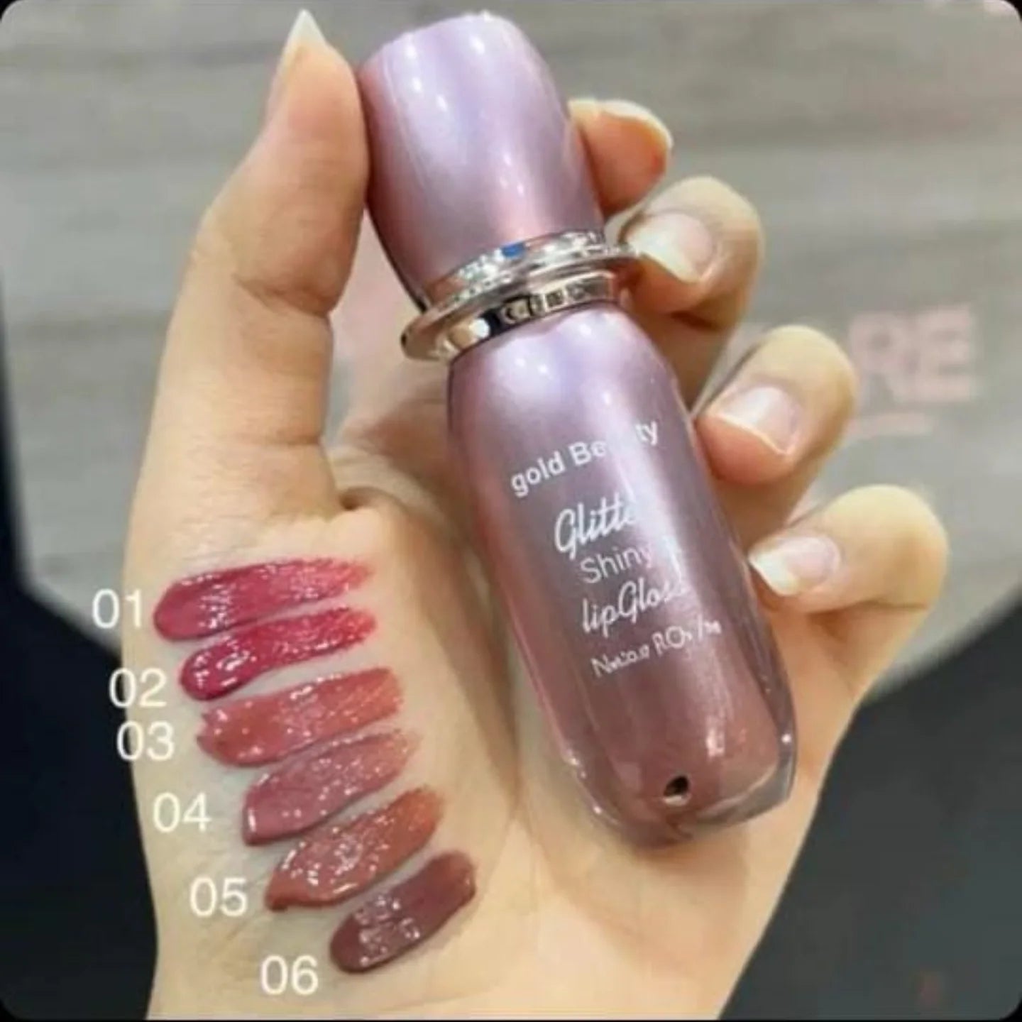 3Q Beauty Glitter Shiny Lip Gloss