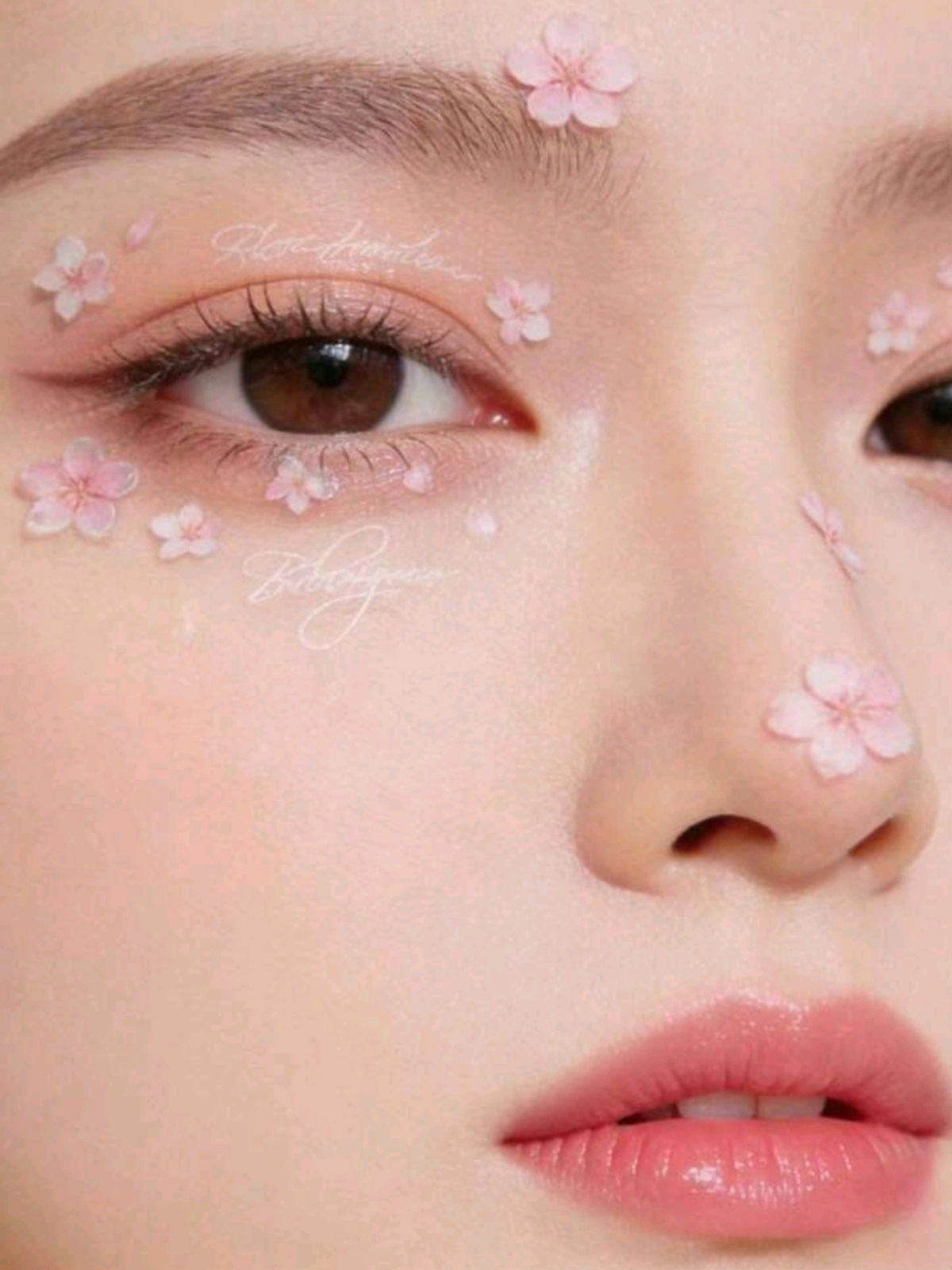 CHERRY BLOSSOM Face Makeup Stickers