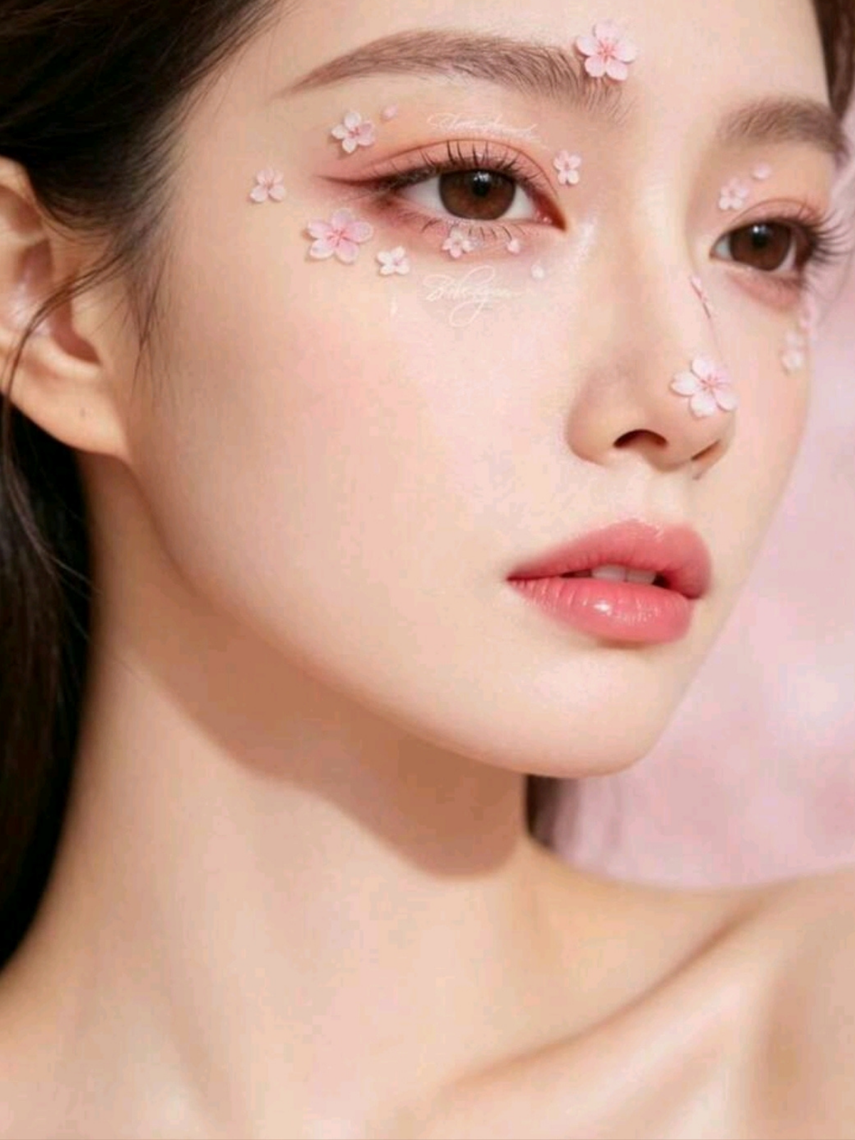 CHERRY BLOSSOM Face Makeup Stickers