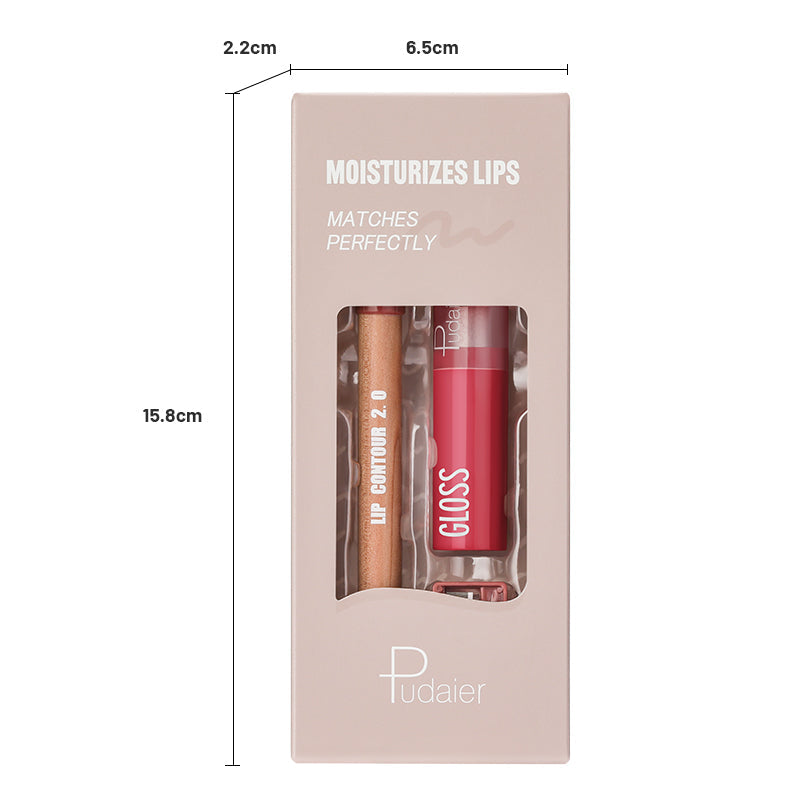 PUDAIER Lip Combo Kit | 3-Piece Lip Set for Brown Skin