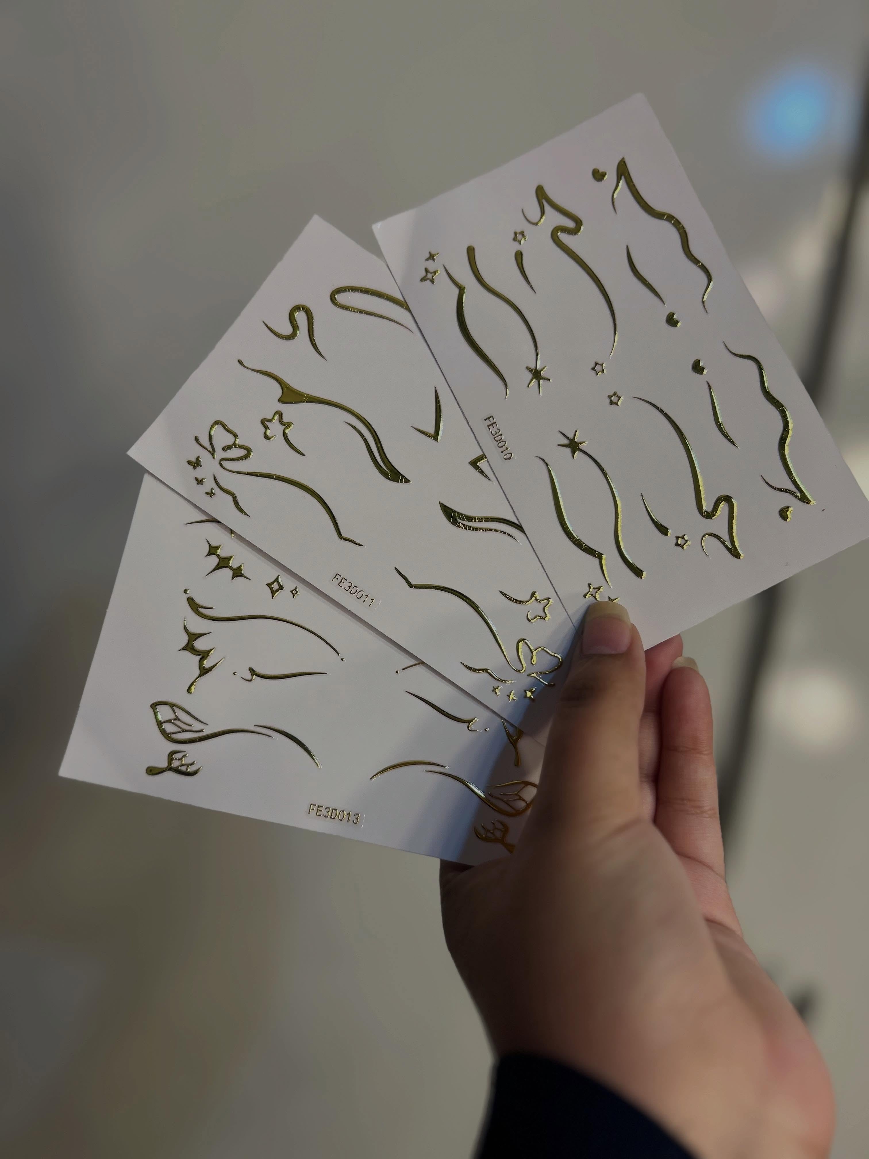 Mehndi Stickers – Set of 3 Cards
