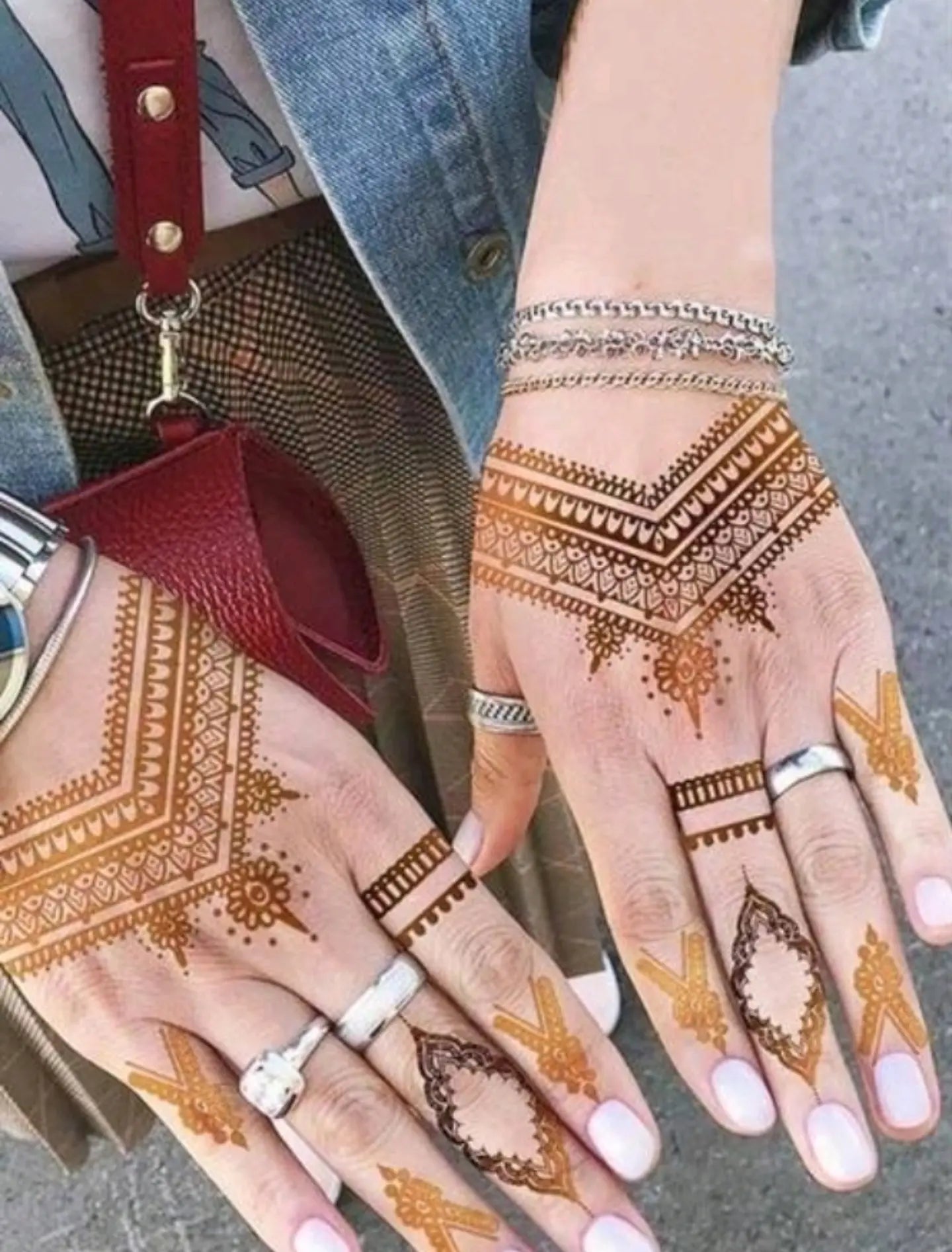 Golden Henna Sticker | Each sticker