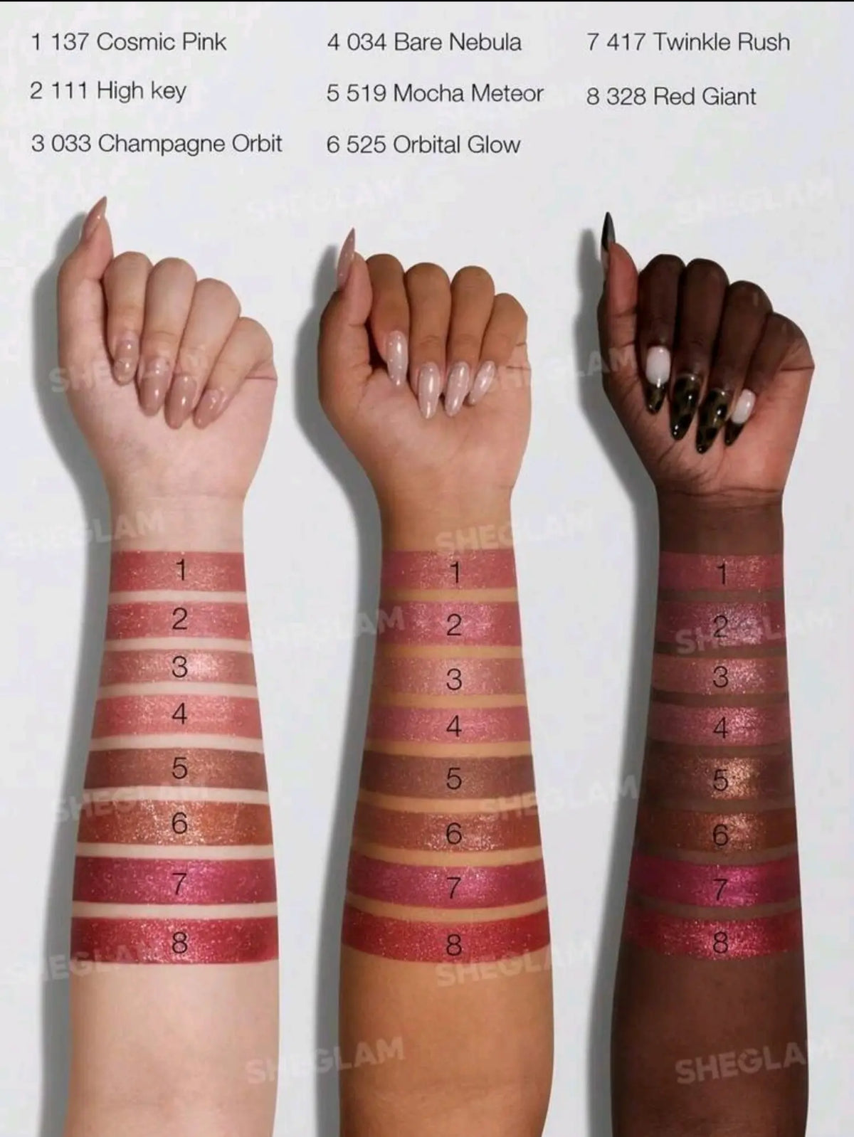 SHEGLAM “Mocha Meteor” Glitter Liquid Lipstick