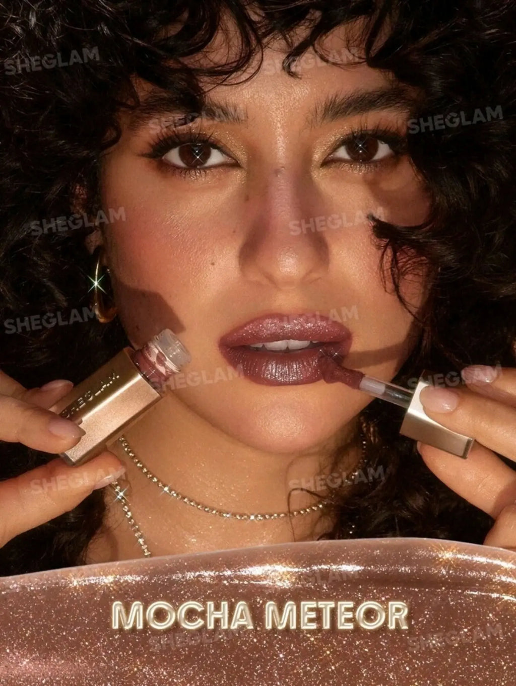 SHEGLAM “Mocha Meteor” Glitter Liquid Lipstick
