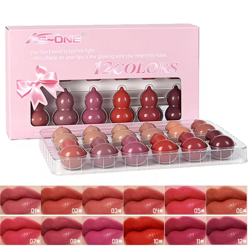 Mini Lipsticks Set – 12 Pcs