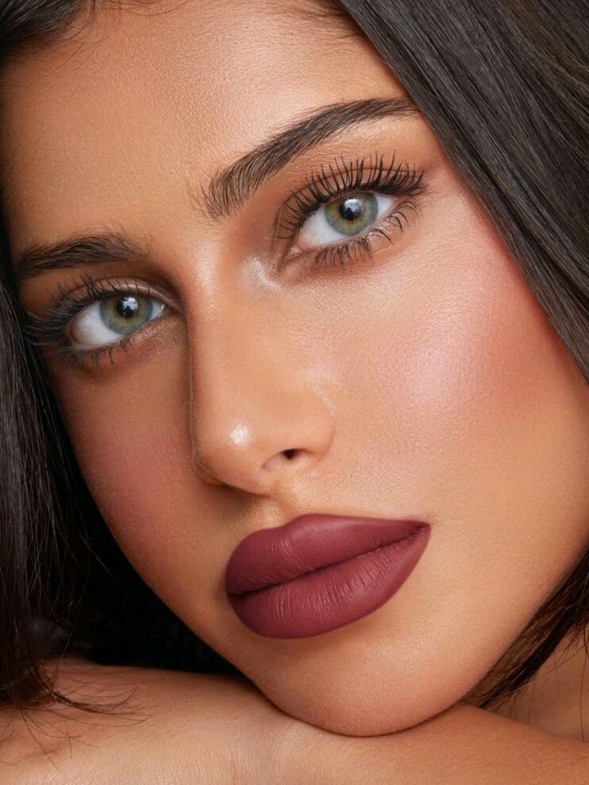 PUDAIER Waterproof Lip Gloss Radish Brown Matte Finish 🤎✨