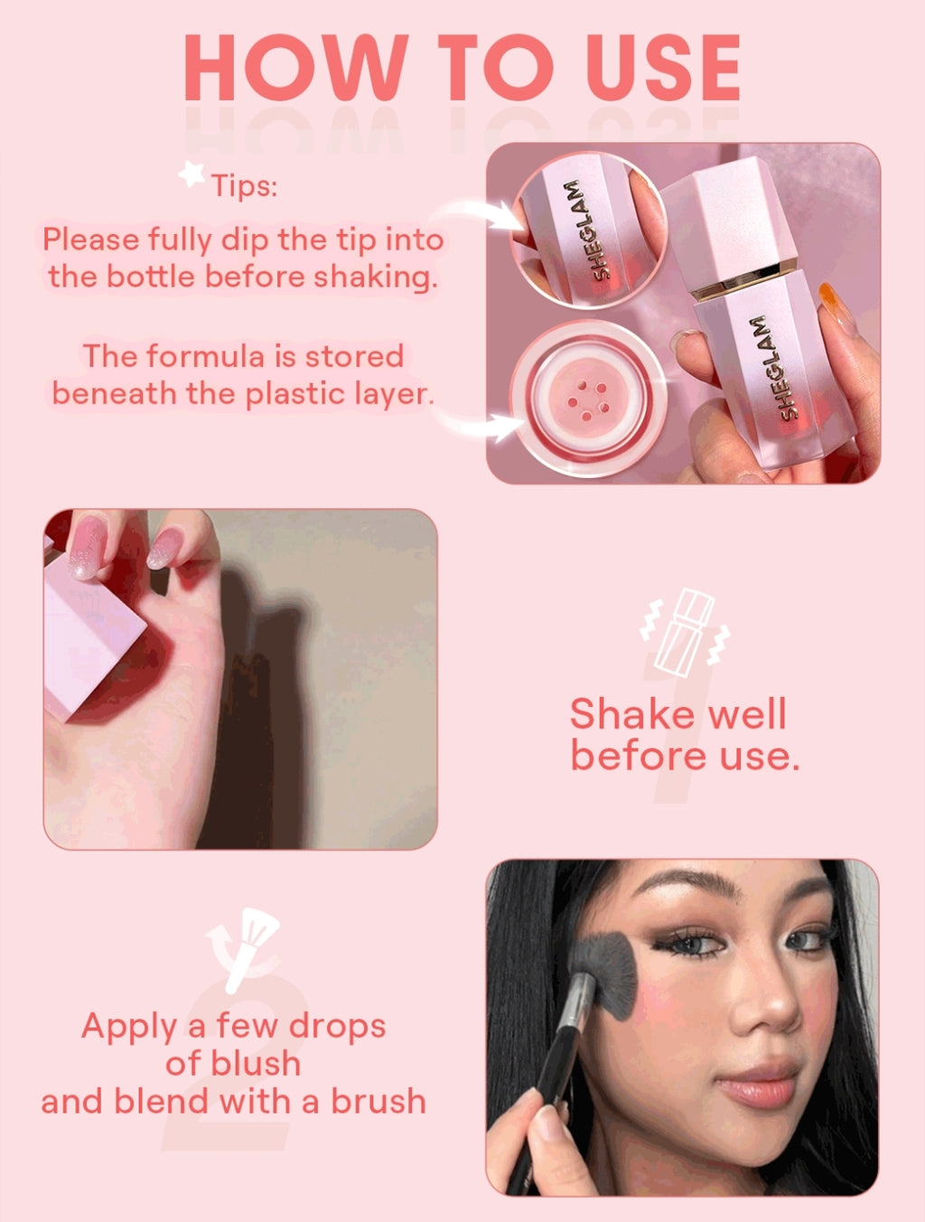 SHEGLAM Colour Bloom Liquid Blush | Lilac Dream