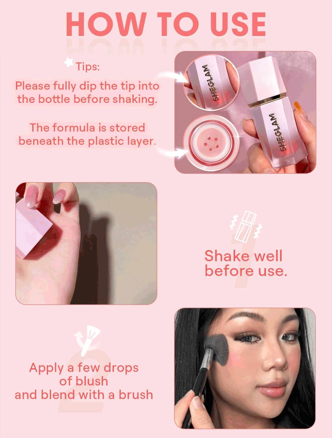 SHEGLAM Colour Bloom Liquid Blush | Lilac Dream