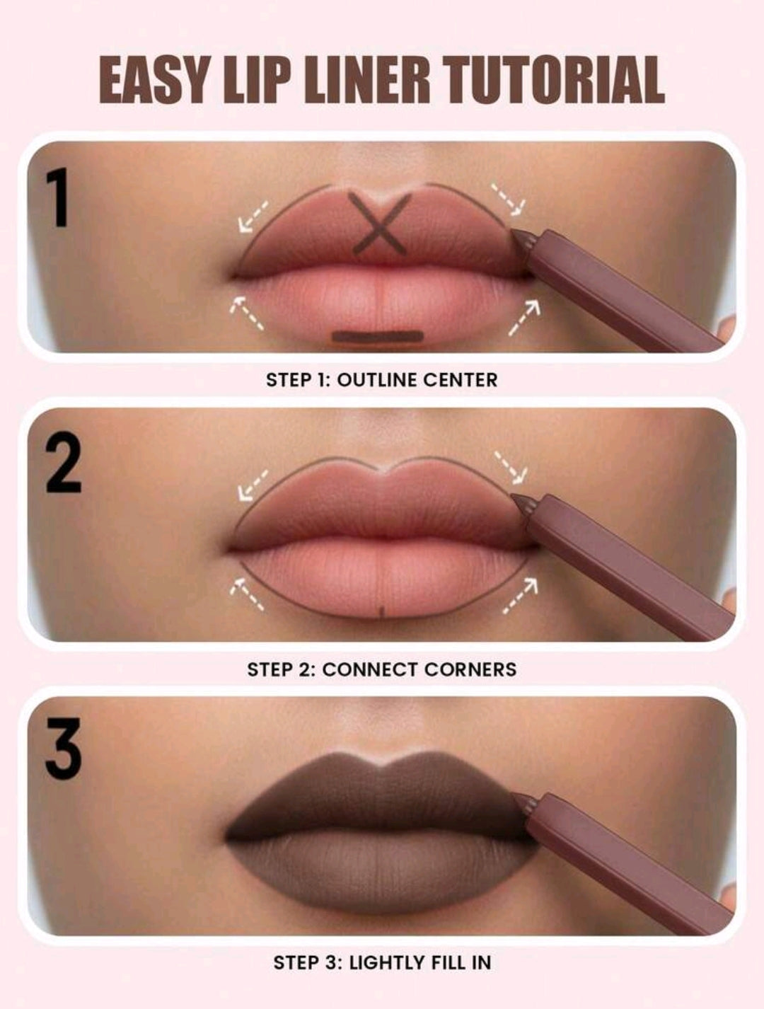 PUDAIER One Touch So Much Lip Liner | High-Pigment & Long-Lasting