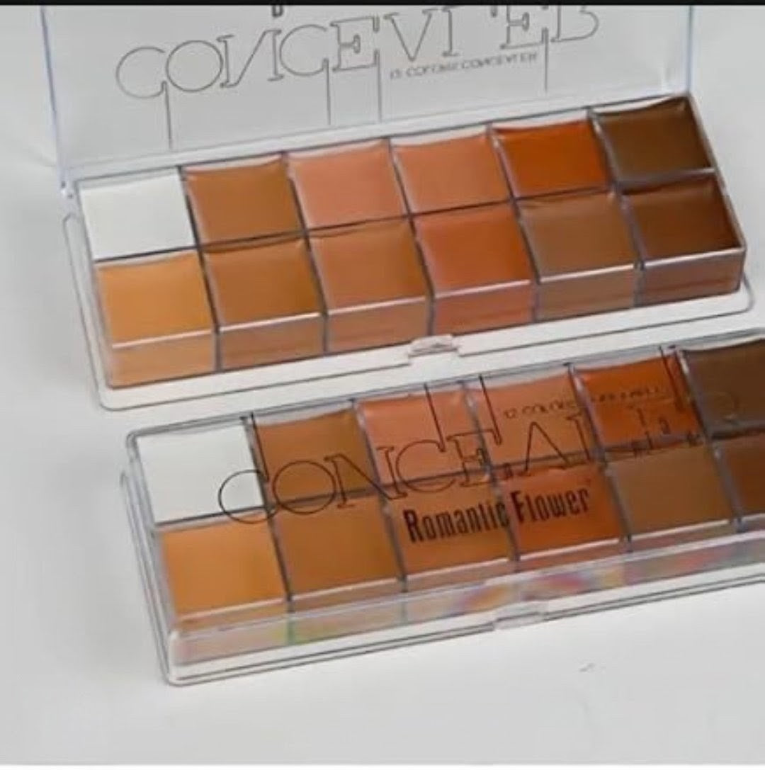 12 Colors Concealer Palette | Creamy Full Coverage & Color Correcting
