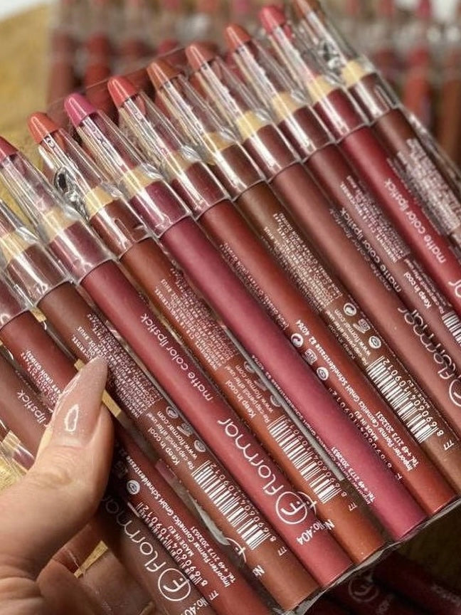 Flormar Matte Color Lipstick Pencils Set (12 Pcs)