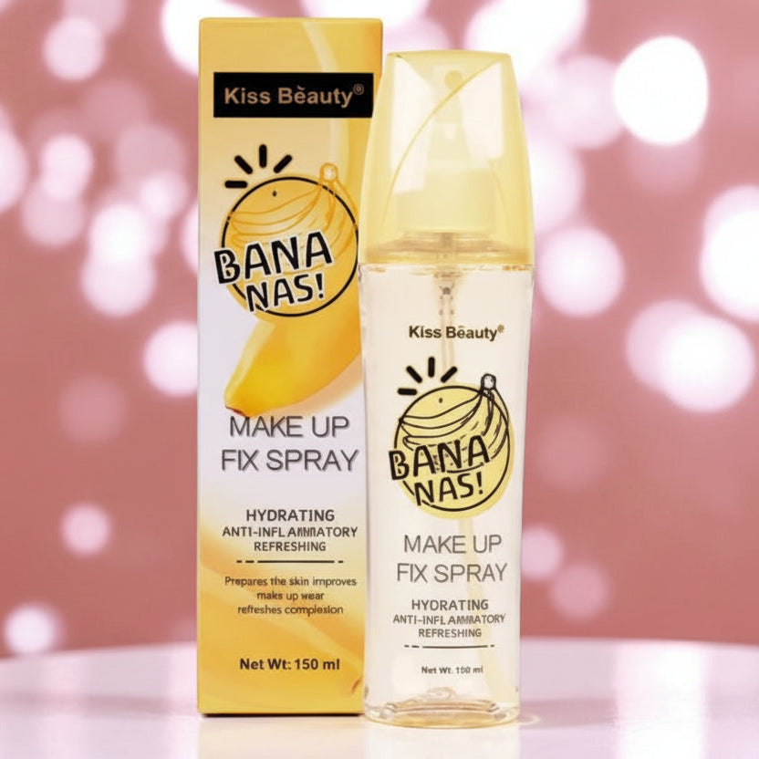 Kiss Beauty Bananas Makeup Fix Spray – 150ml 🍌✨