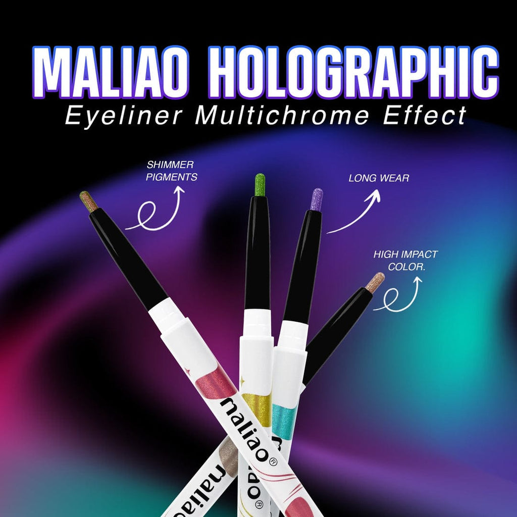 Maliao Holographic Eyeliner Multichrome Effect