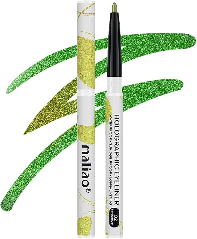 Maliao Holographic Eyeliner Multichrome Effect