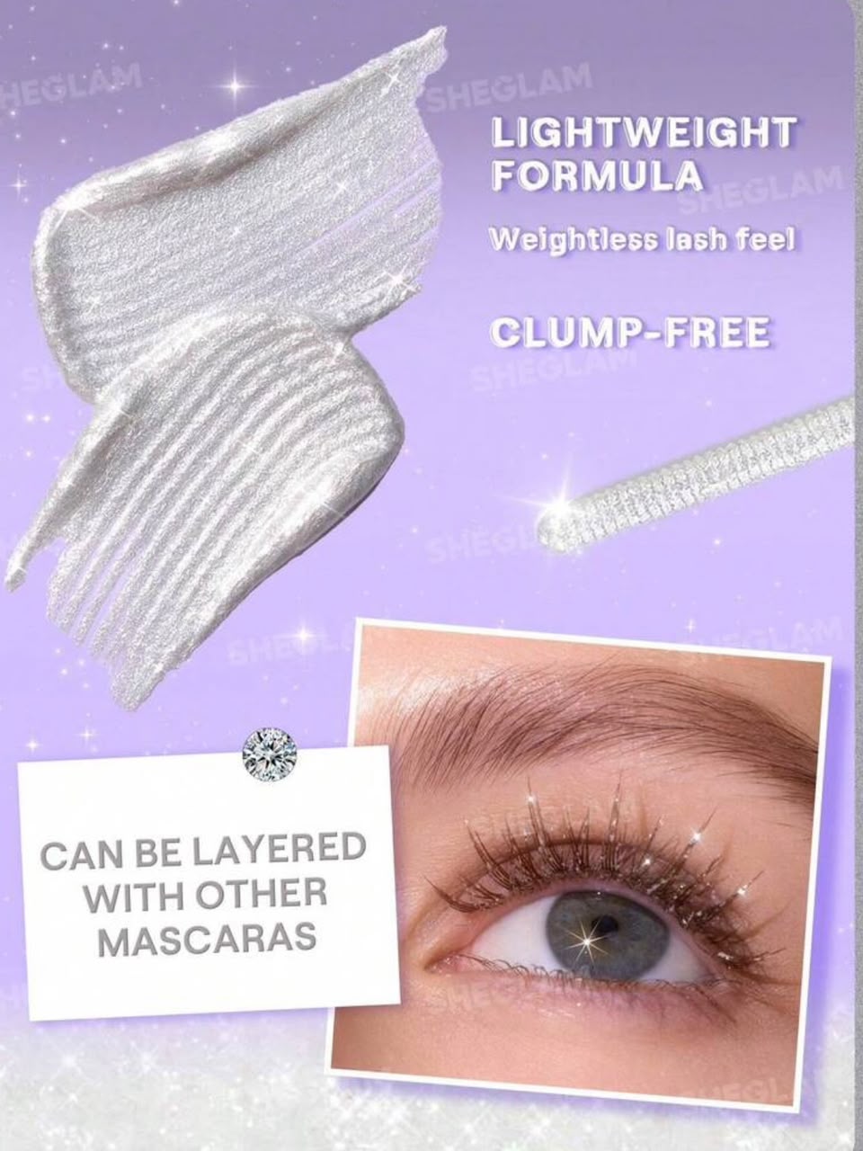 SHEGLAM Crystal Gaze Glitter Mascara