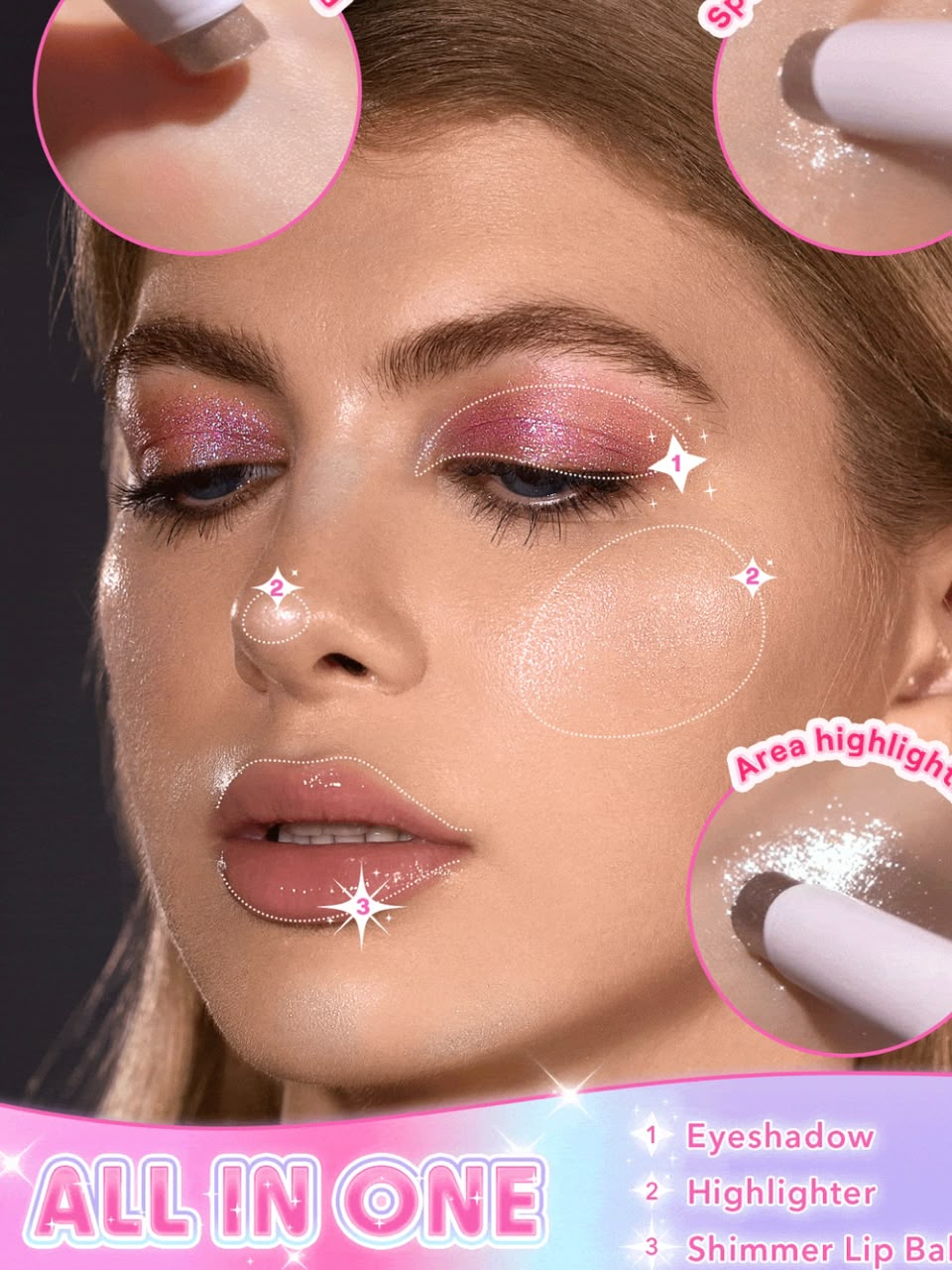 SHEGLAM Crystal Jelly Glaze Stick