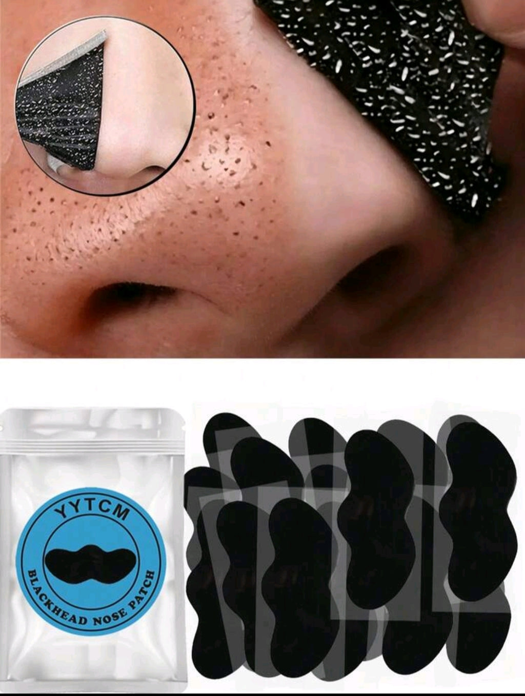 Blackhead Nose Patches | Deep Cleansing Nose Strips each patch