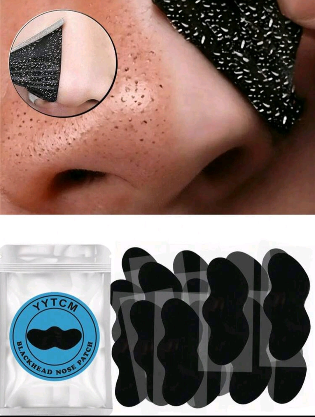 Blackhead Nose Patches | Deep Cleansing Nose Strips each patch