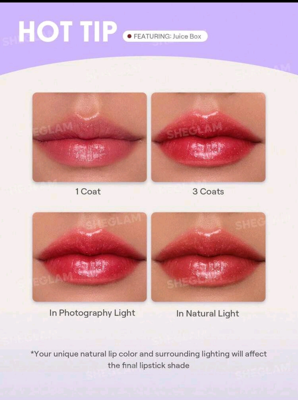 SHEGLAM “Ambrosia” Pocket Lip Jam