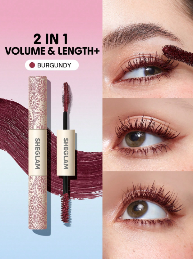 SHEGLAM All-In-One Volume & Length Mascara Burgundy