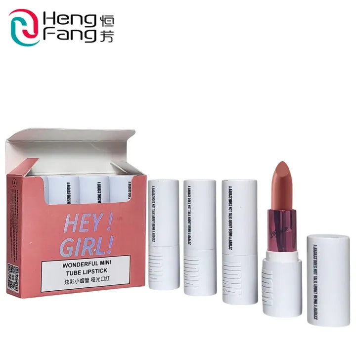 Heng Fang Hey Girl Wonder Tube Lipstick Set 9103 | 4PCS Matte Lipstick Collection