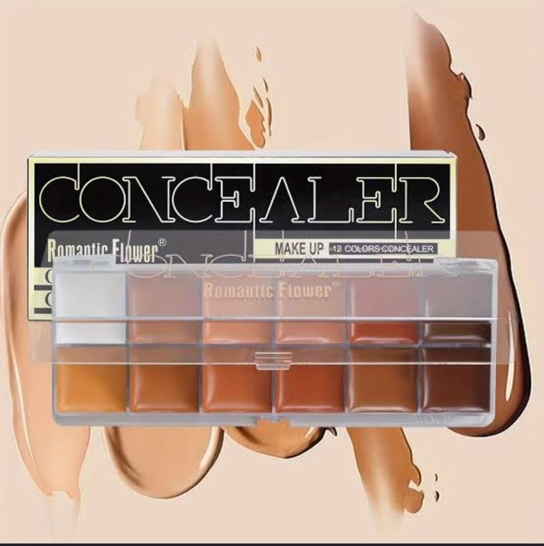 12 Colors Concealer Palette | Creamy Full Coverage & Color Correcting