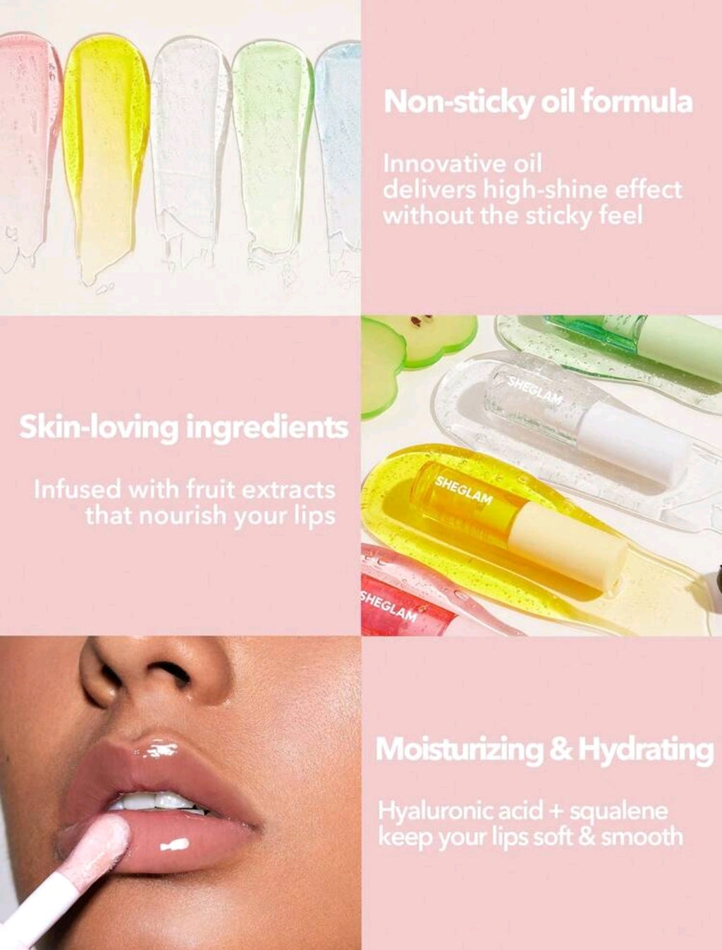 SHEGLAM Berry Involved Lip Oil 🍓