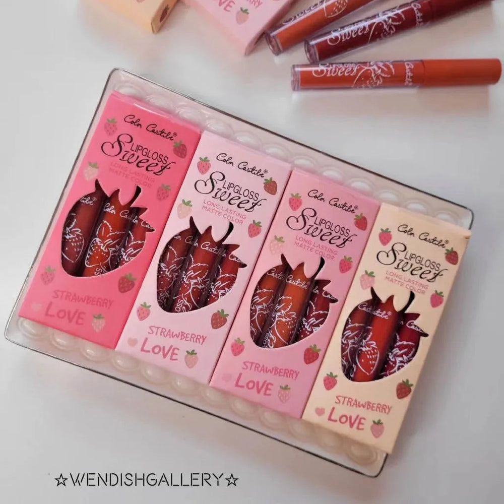 COLOR CASTLE Sweet Matte Lip Gloss Set | Set of 03